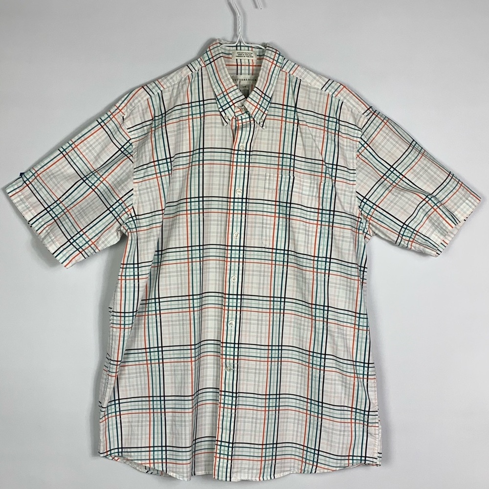 Cutter &‎ Buck MENS short sleeve button up LG
